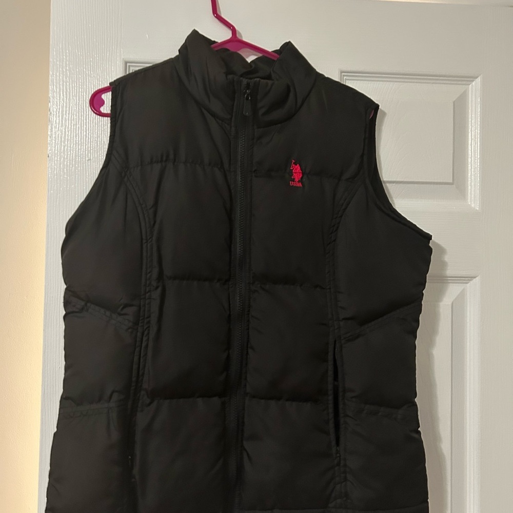Polo Black Puffer Vest